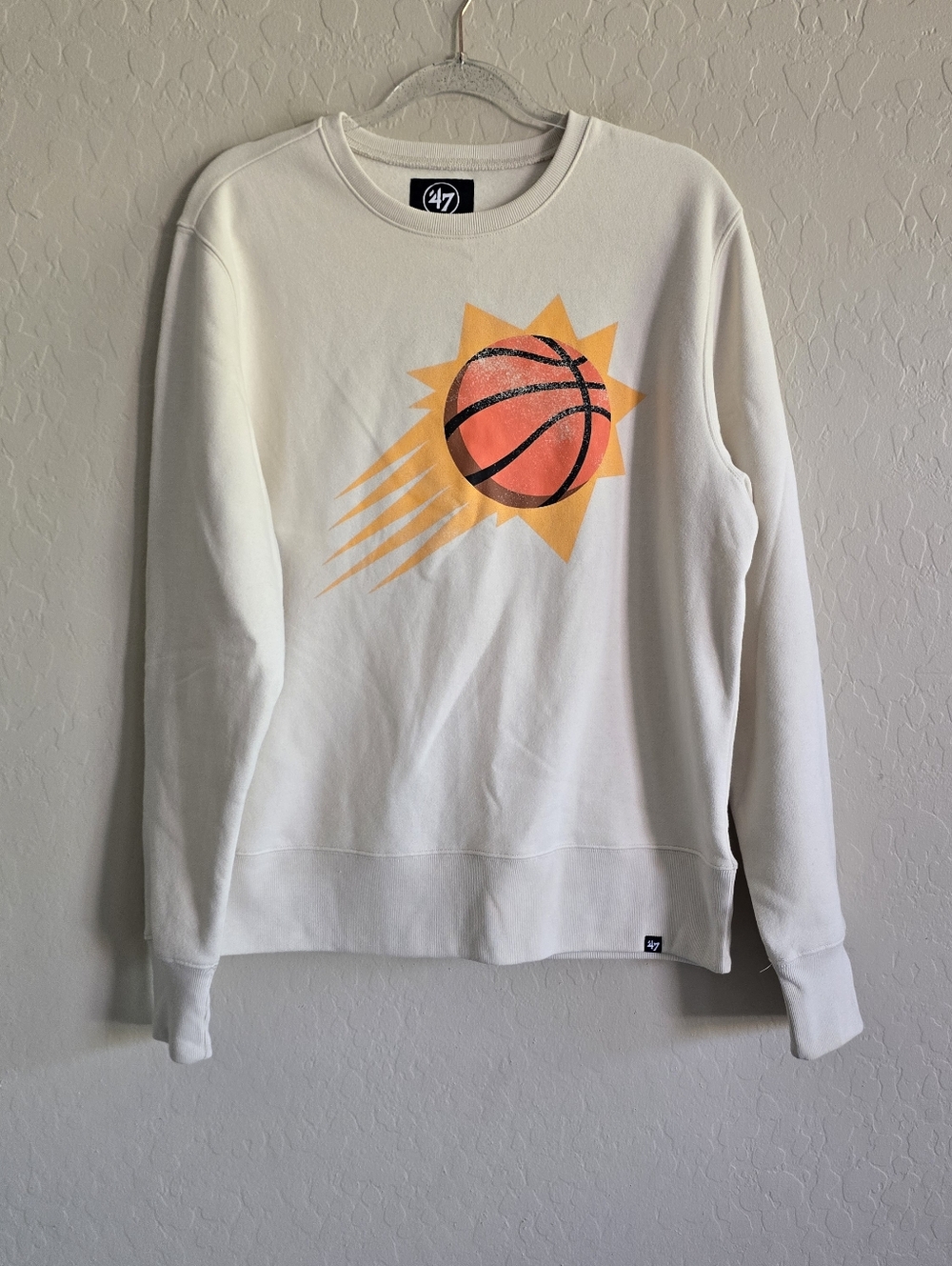 47 Brand Phoenix Suns Headline Crewneck Sweater Size Medium NBA Basketball